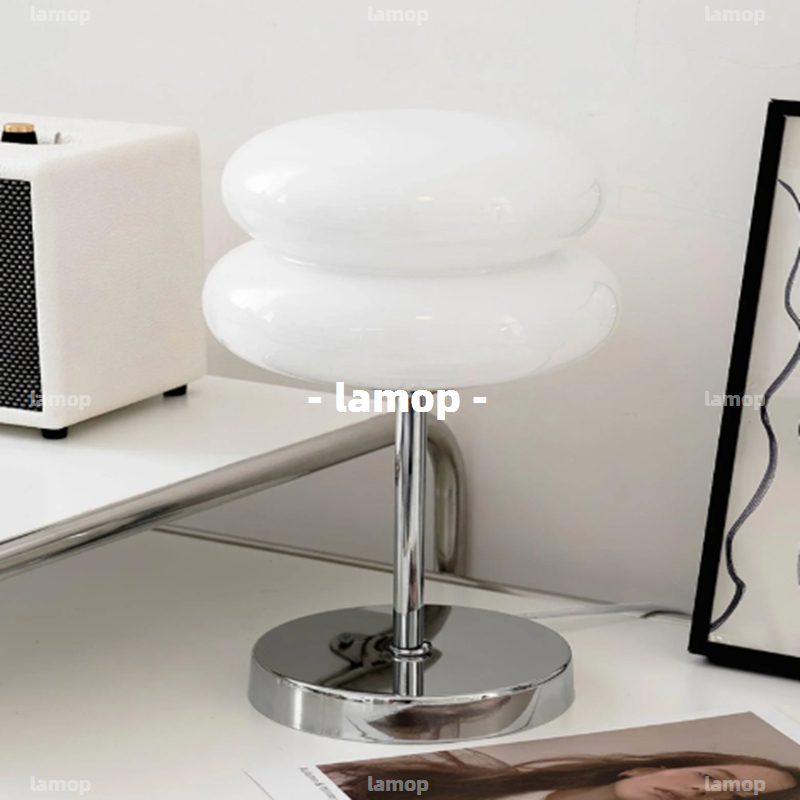 Lighting Decoration In Bedroom - Lampe de table Bauhaus Cream-Globe, style