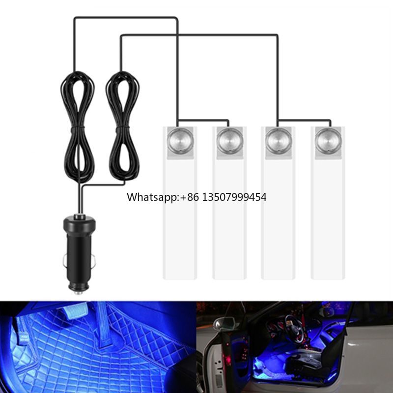 Lighting Decorative - Lampe d'ambiance pour voiture, 12 V,