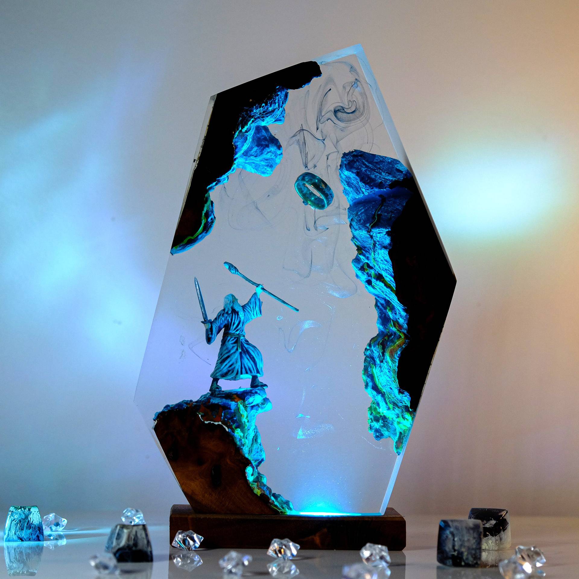 Lighting Decoration For Wedding - Lampe de table en résine Scène