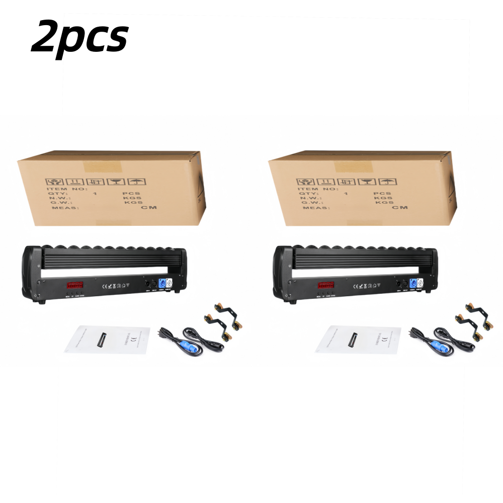 Fairy Light Curtain - 2 pièces 200W Double Face Beam