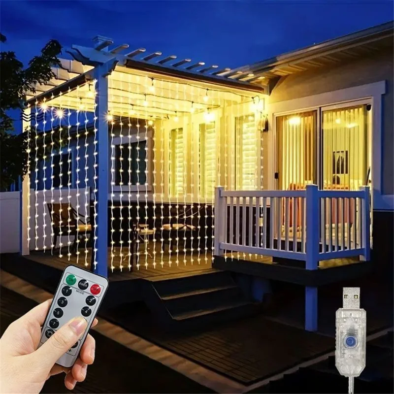 Guirlande lumineuse rideau LED - Fairy Light Curtain avis et prix