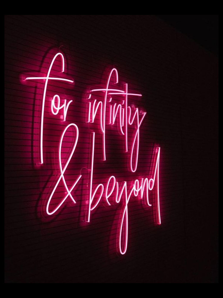 Enseigne au néon pour l'infini - Lighting Decor And Beyond avis et prix