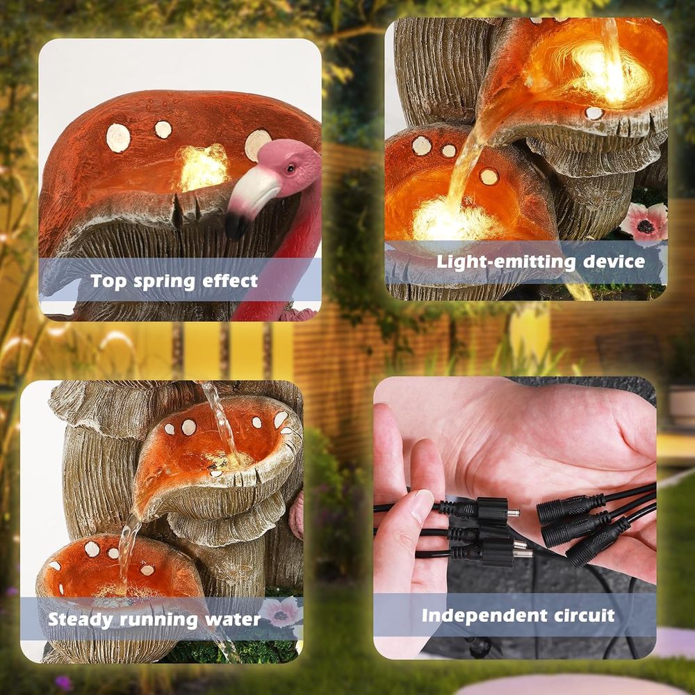 Cascade de jardin à 5 niveaux  - Lighting Decoration Stand avis et prix