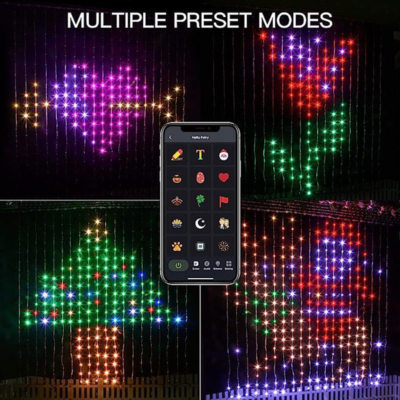 Guirlandes lumineuses LED fest - Fairy Light Curtain avis et prix
