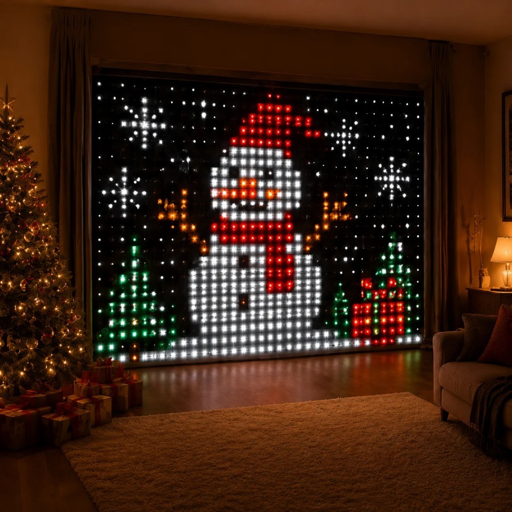 Rideaux lumineux à pixels LED, - Fairy Light Curtain avis et prix