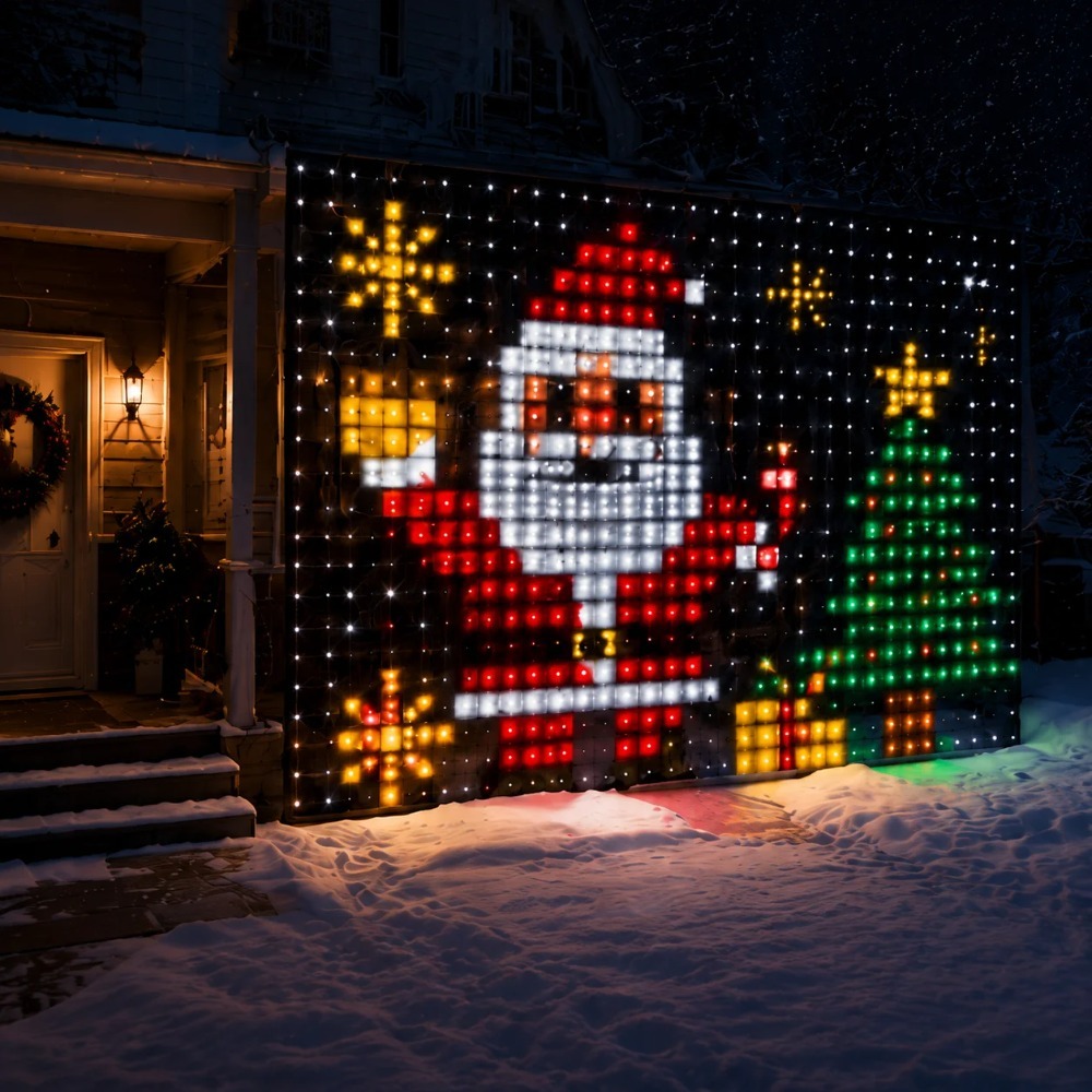 Rideaux lumineux à pixels LED, - Fairy Light Curtain avis et prix