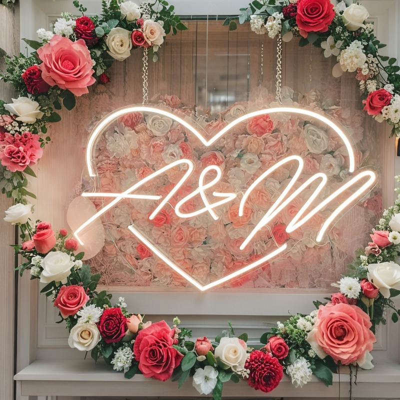 Enseigne au néon LED en forme  - Lighting Decoration For Wedding avis et prix
