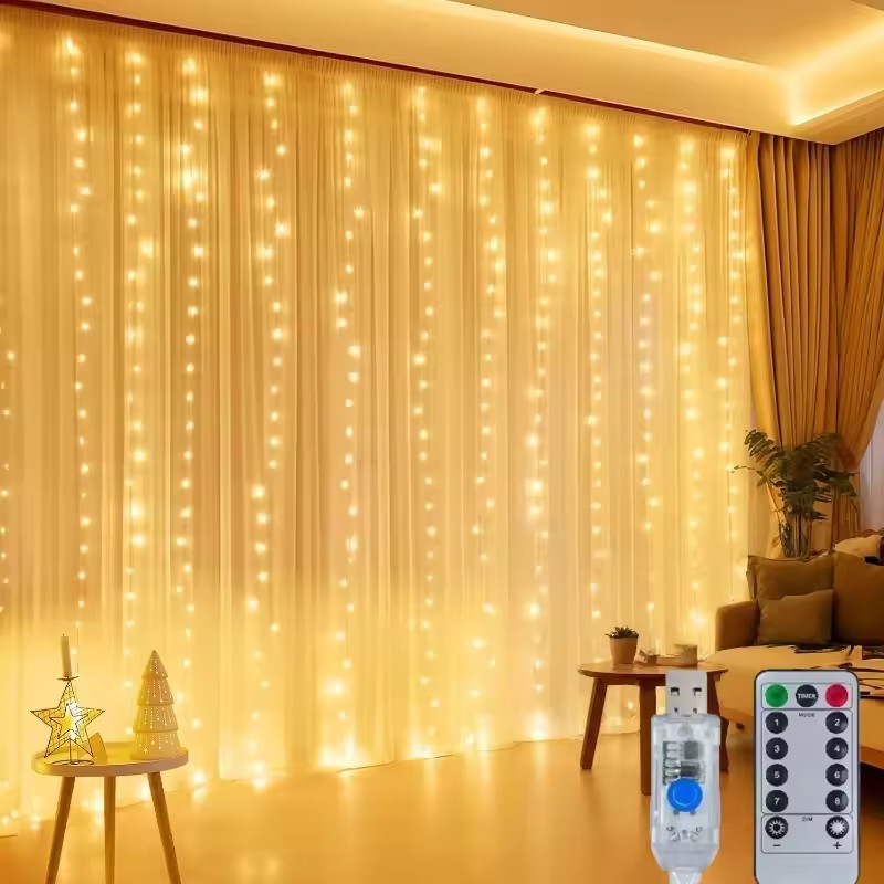 Guirlande lumineuse LED pour r - Fairy Light Curtain avis et prix