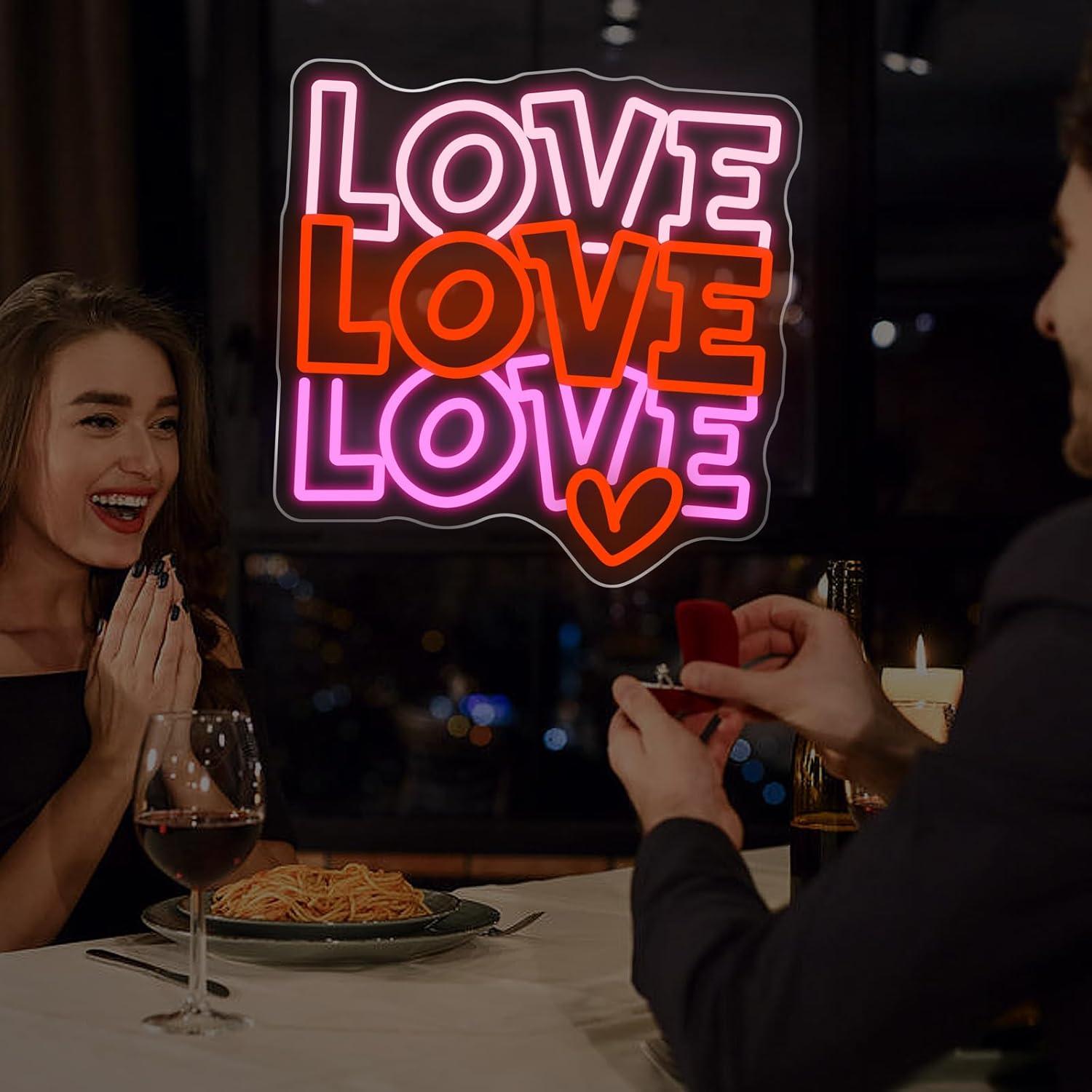 Enseigne néon « Love » à LED U - Lighting Decoration For Wedding avis et prix
