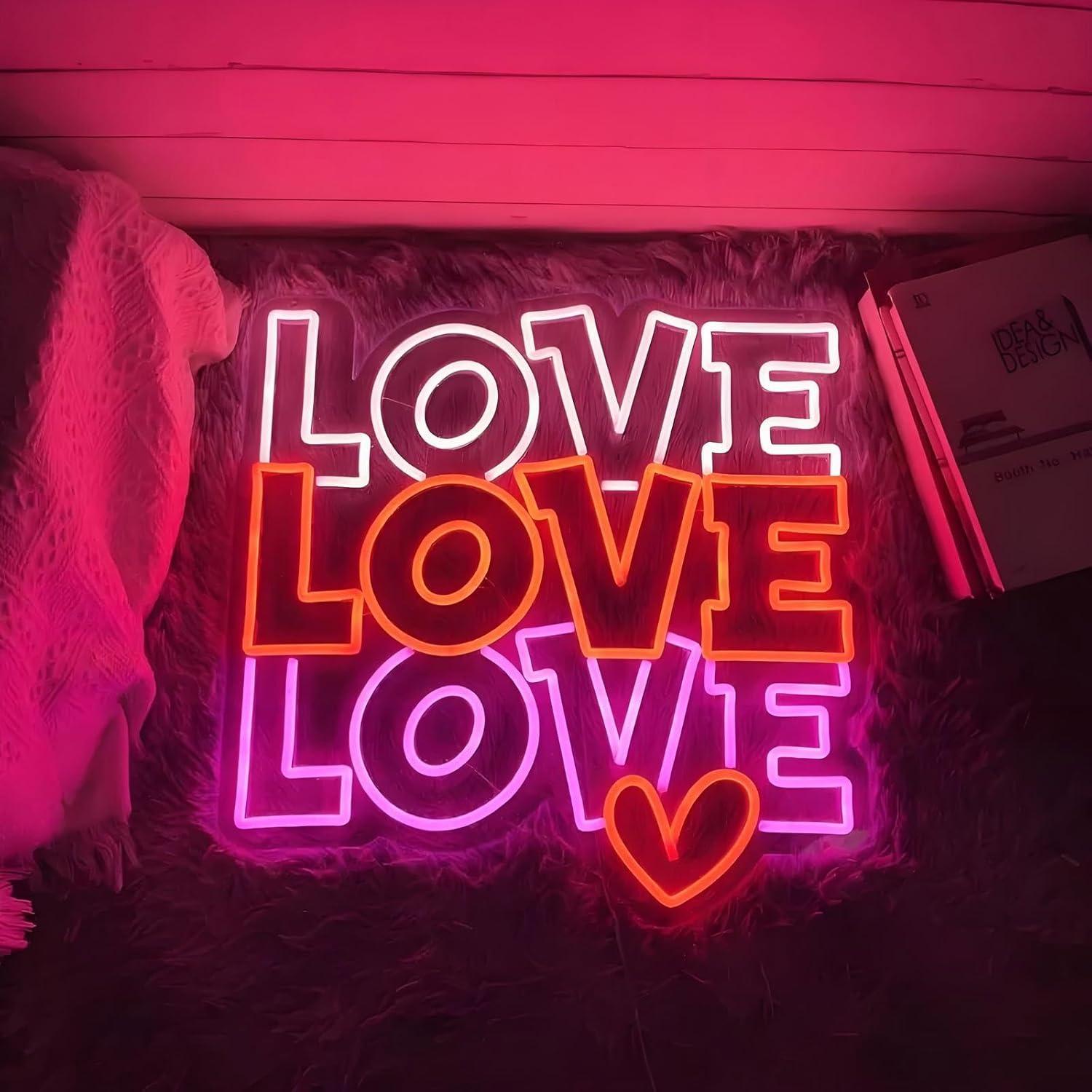 Enseigne néon « Love » à LED U - Lighting Decoration For Wedding avis et prix