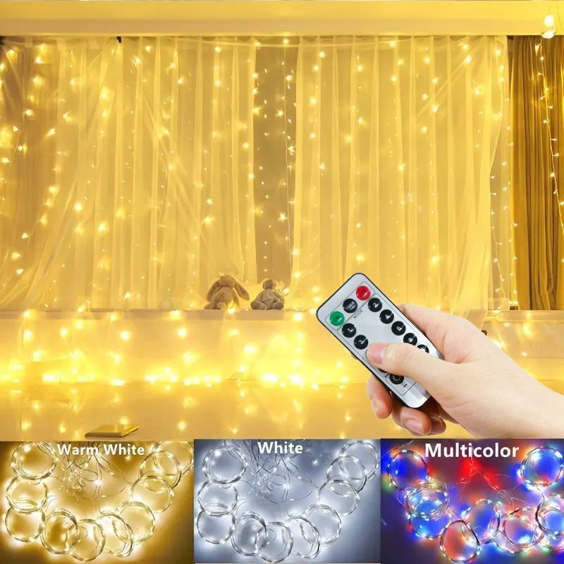 3/4/6m rideau LED chaîne lumiè - Fairy Light Curtain avis et prix