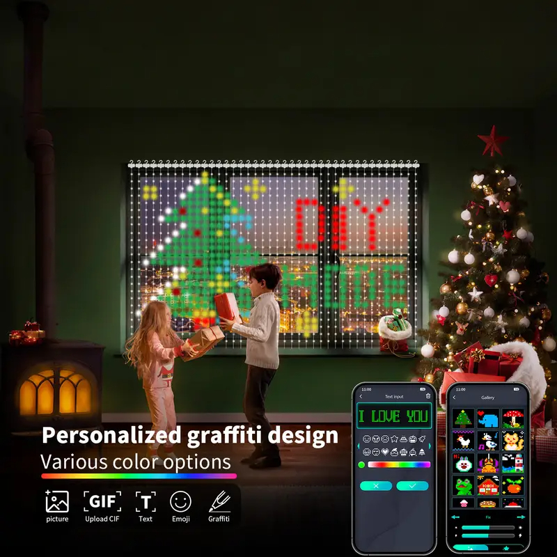 Guirlande lumineuse intelligen - Fairy Light Curtain avis et prix
