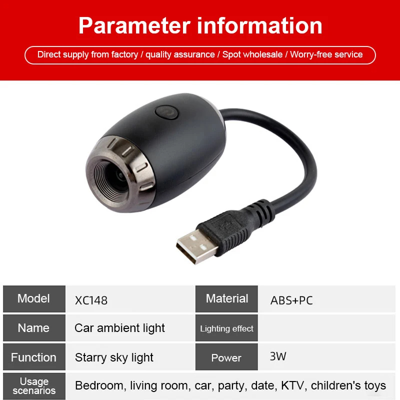 Lumière d'ambiance LED USB pou - Star Projector Night avis et prix