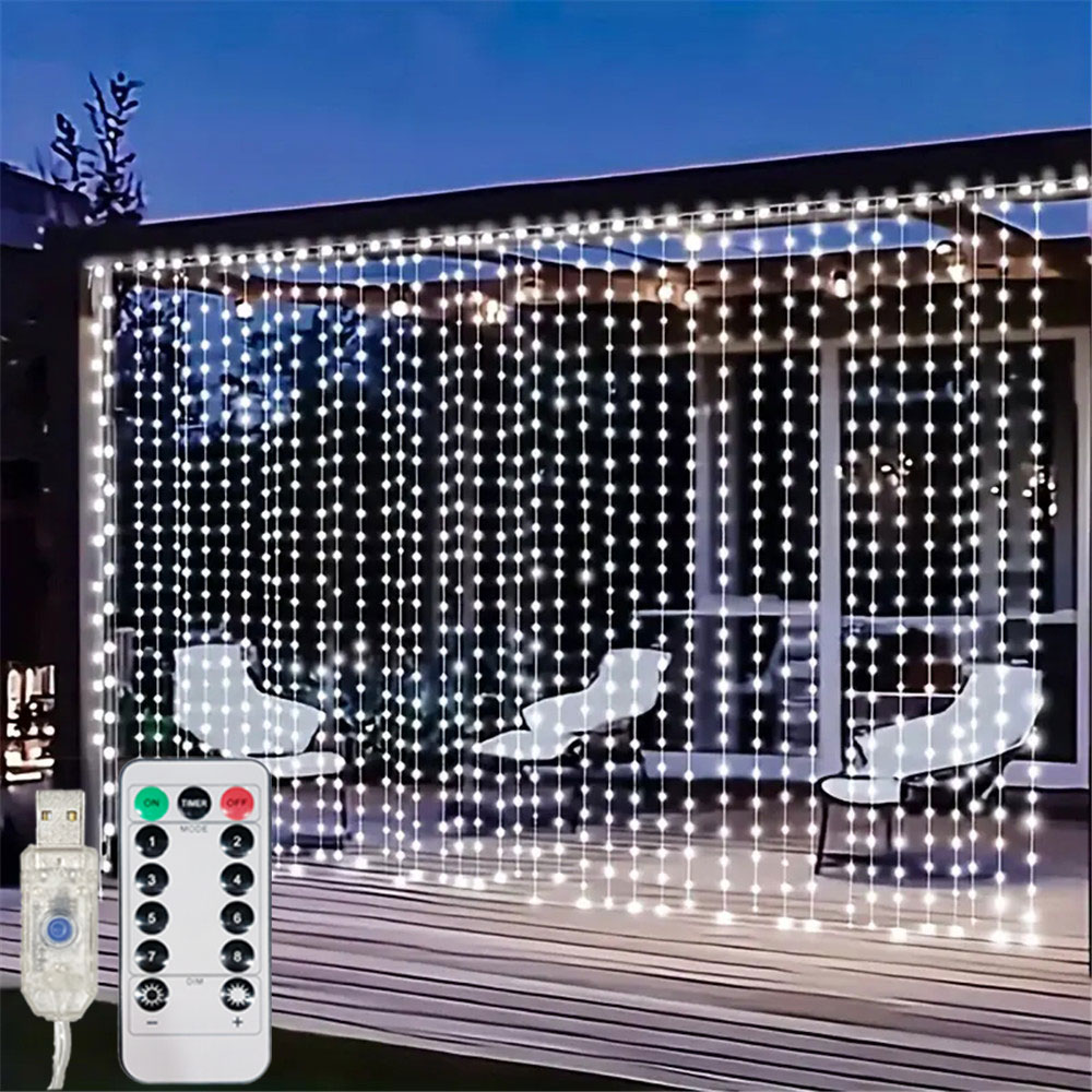 Rideau LED USB 3/6M, 8Modes, l - Fairy Light Curtain avis et prix