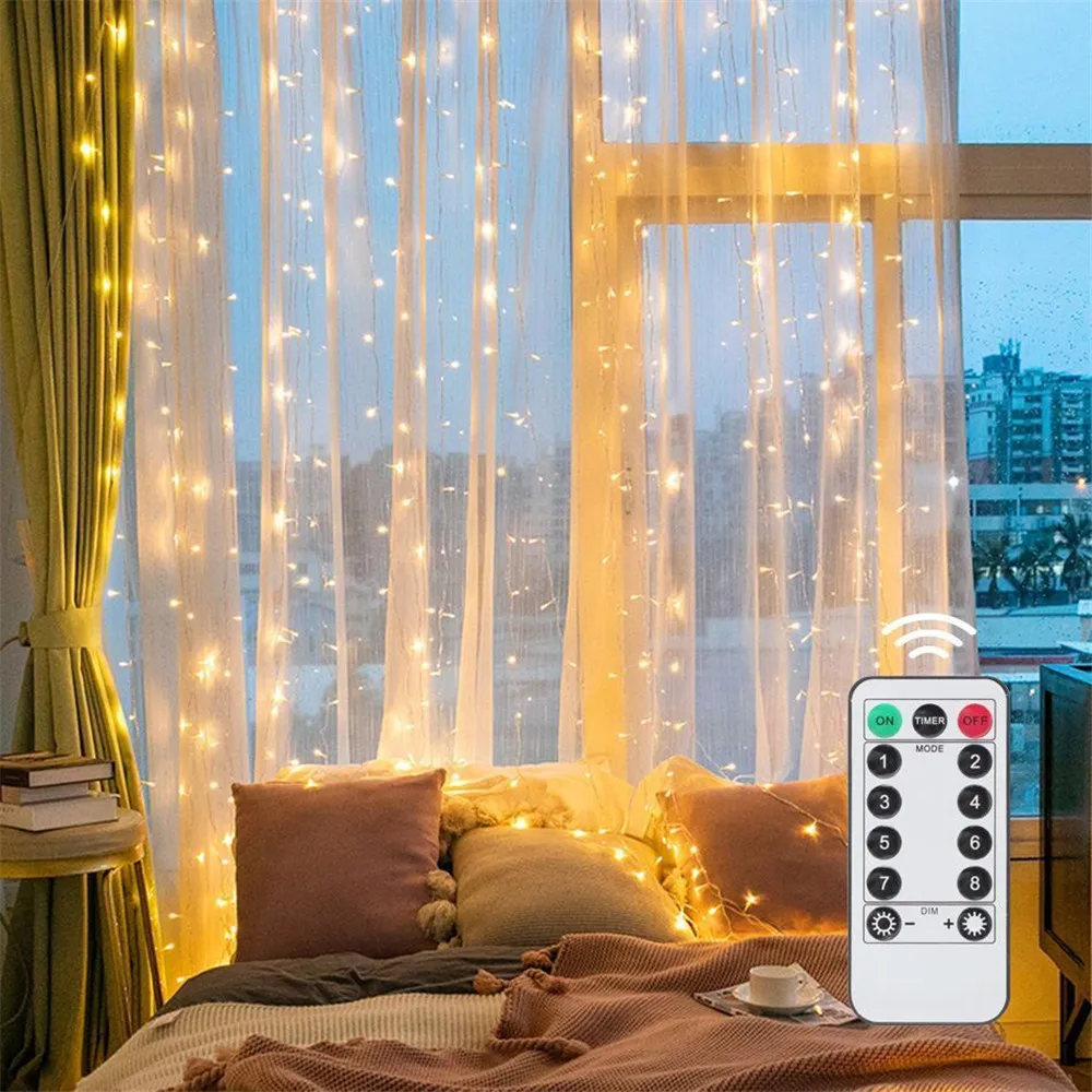 Rideau LED USB 3/6M, 8Modes, l - Fairy Light Curtain avis et prix
